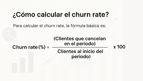 Fórmula para calcular churn rate